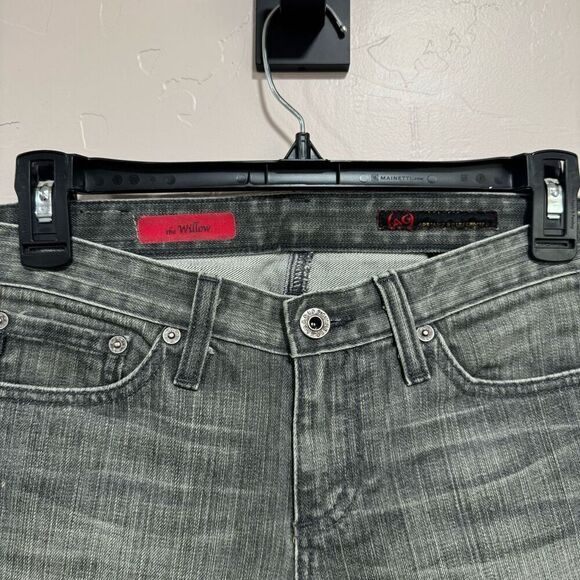 Adriano Goldschmied AG The Willow Slim Straight Leg Jeans Womens 25R grey - Picture 2 of 5